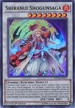 Shiranui Shogunsaga [MP16-EN212] Ultra Rare | Tables and Towers