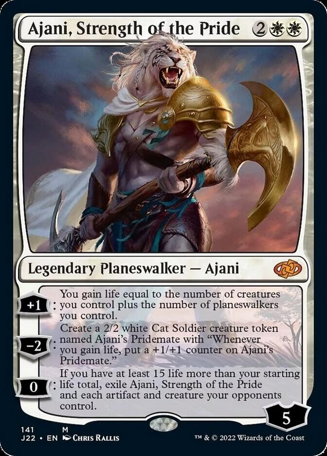 Ajani, Strength of the Pride [Jumpstart 2022] | Tables and Towers