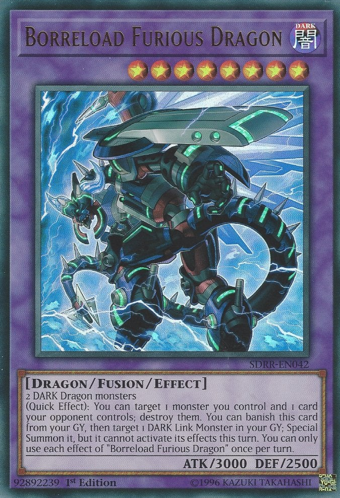 Borreload Furious Dragon [SDRR-EN042] Ultra Rare | Tables and Towers