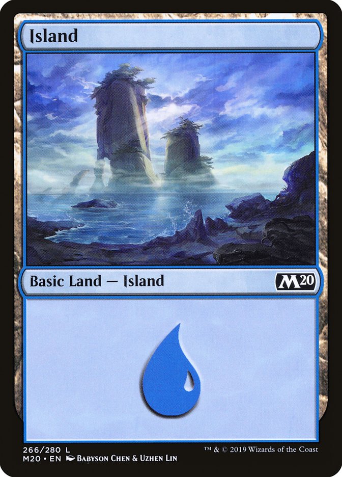 Island (266) [Core Set 2020] | Tables and Towers