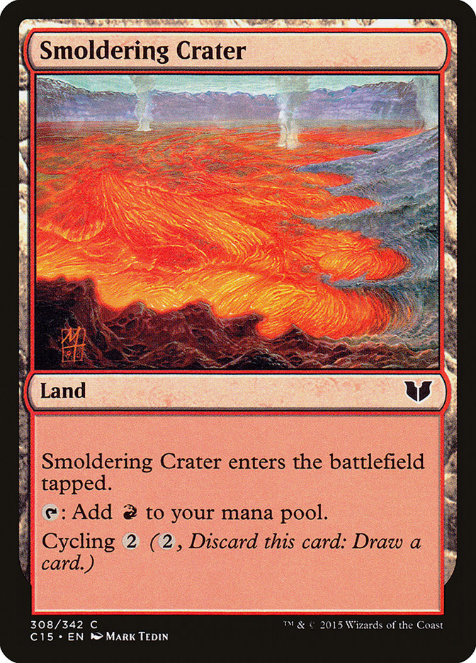 Smoldering Crater [Commander 2015] | Tables and Towers