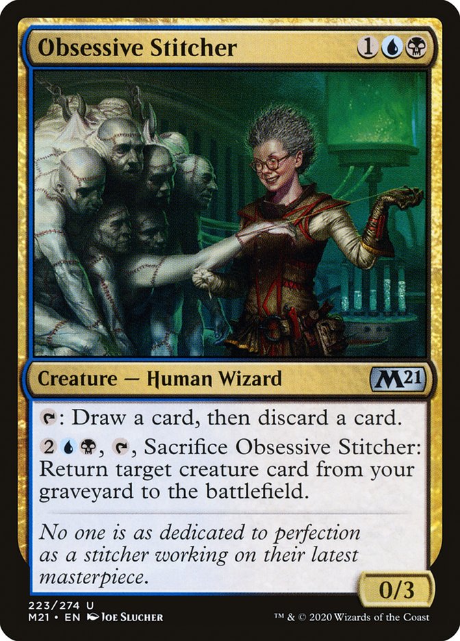 Obsessive Stitcher [Core Set 2021] | Tables and Towers