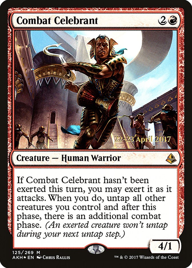 Combat Celebrant [Amonkhet Prerelease Promos] | Tables and Towers