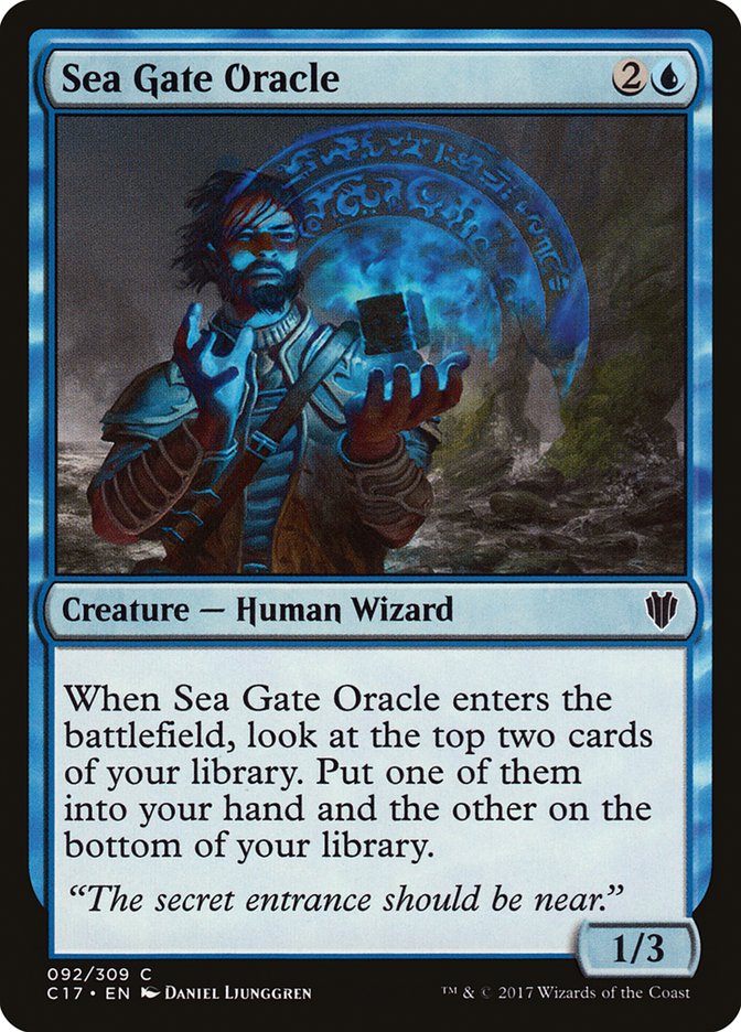 Sea Gate Oracle [Commander 2017] | Tables and Towers