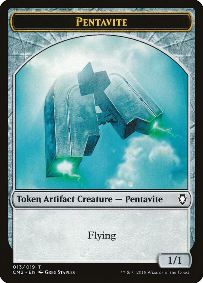 Pentavite Token [Commander Anthology Volume II Tokens] | Tables and Towers