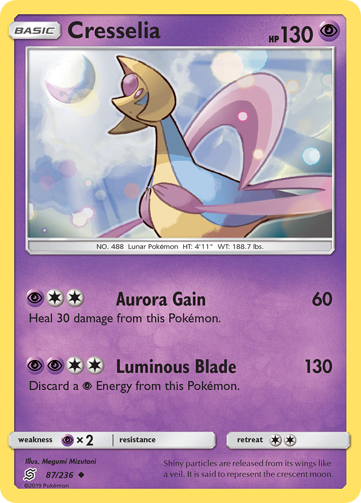 Cresselia (87/236) [Sun & Moon: Unified Minds] | Tables and Towers