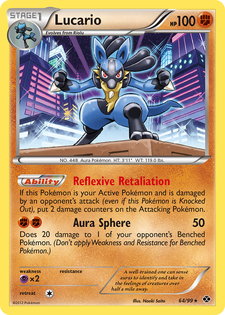 Lucario (64/99) [Black & White: Next Destinies] | Tables and Towers