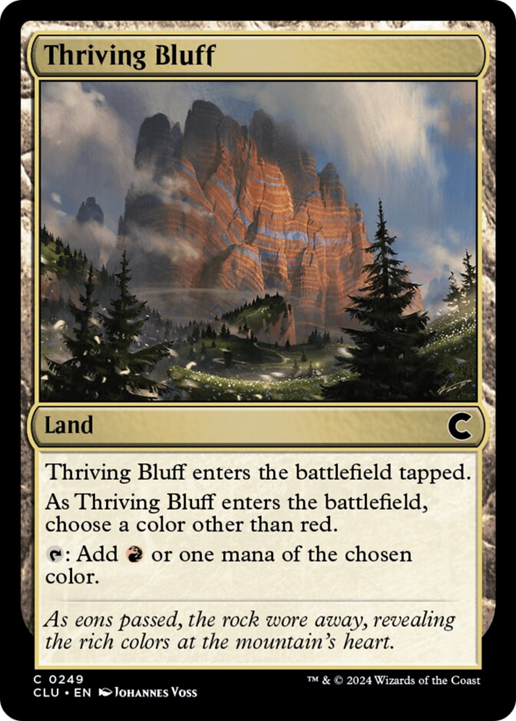 Thriving Bluff [Ravnica: Clue Edition] | Tables and Towers