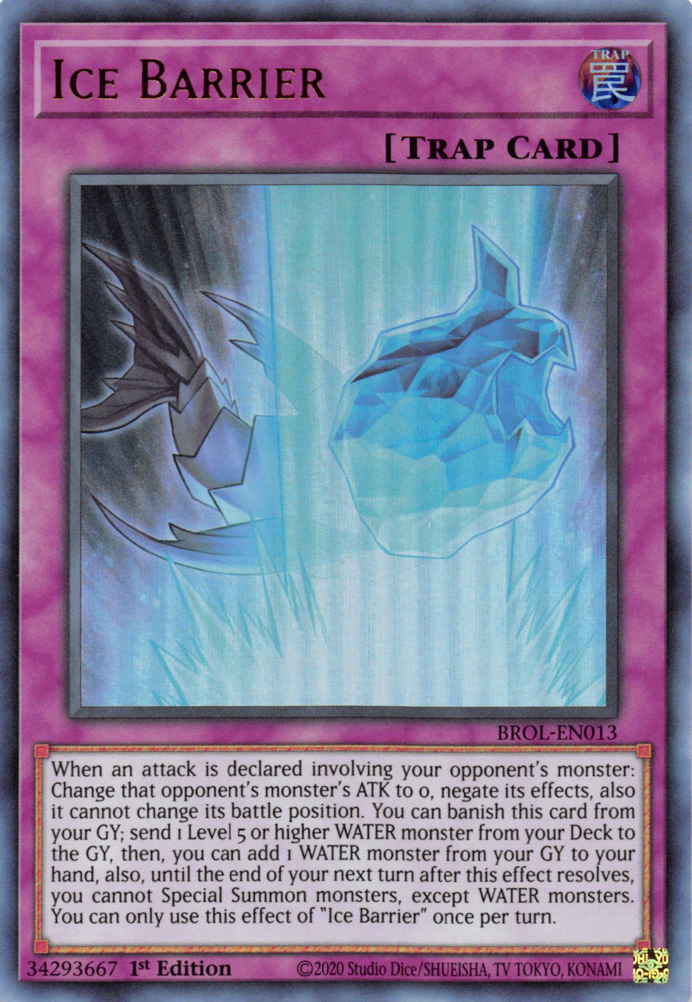 Ice Barrier [BROL-EN013] Ultra Rare | Tables and Towers