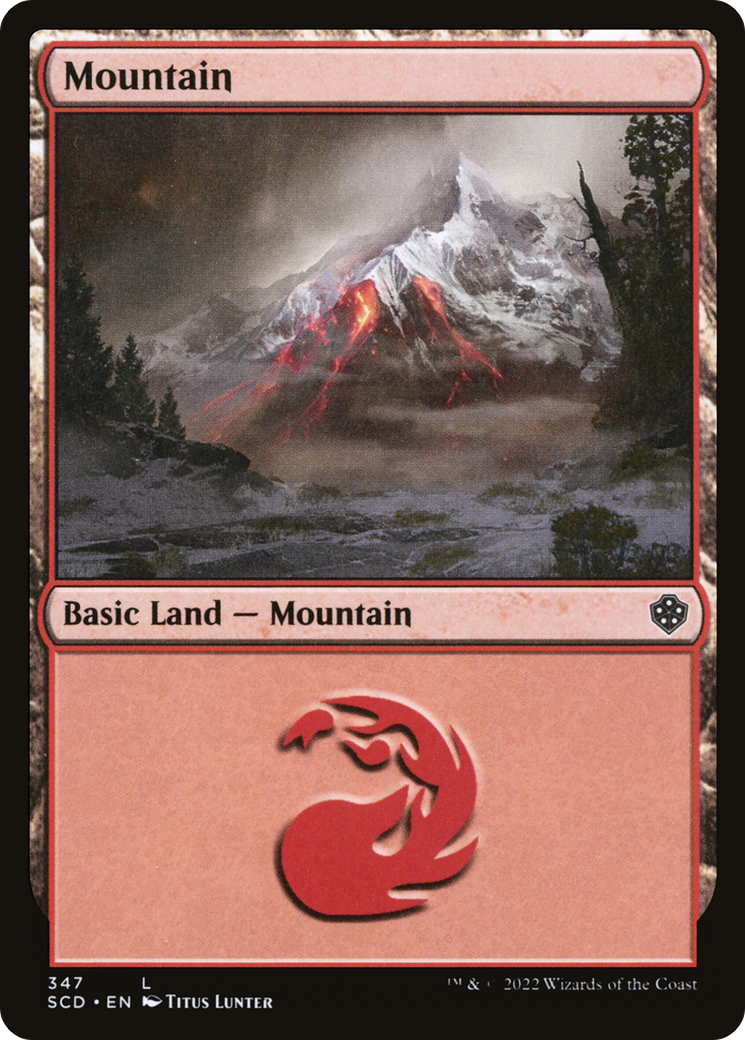 Mountain (347) [Starter Commander Decks] | Tables and Towers