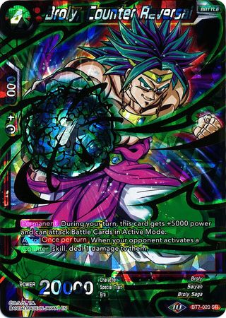 Broly, Counter Reversal (BT7-020) [Assault of the Saiyans] | Tables and Towers