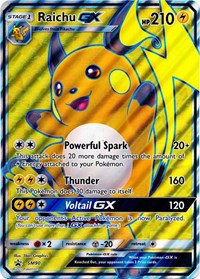 Raichu GX (SM90) (Jumbo Card) [Sun & Moon: Black Star Promos] | Tables and Towers