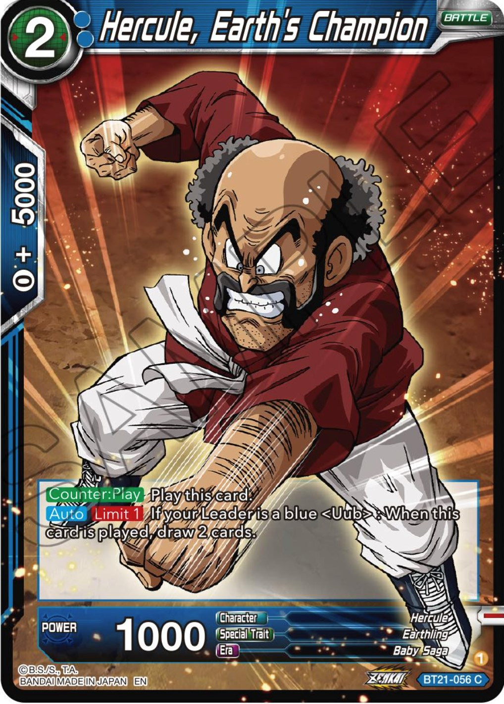 Hercule, Earth's Champion (BT21-056) [Wild Resurgence] | Tables and Towers