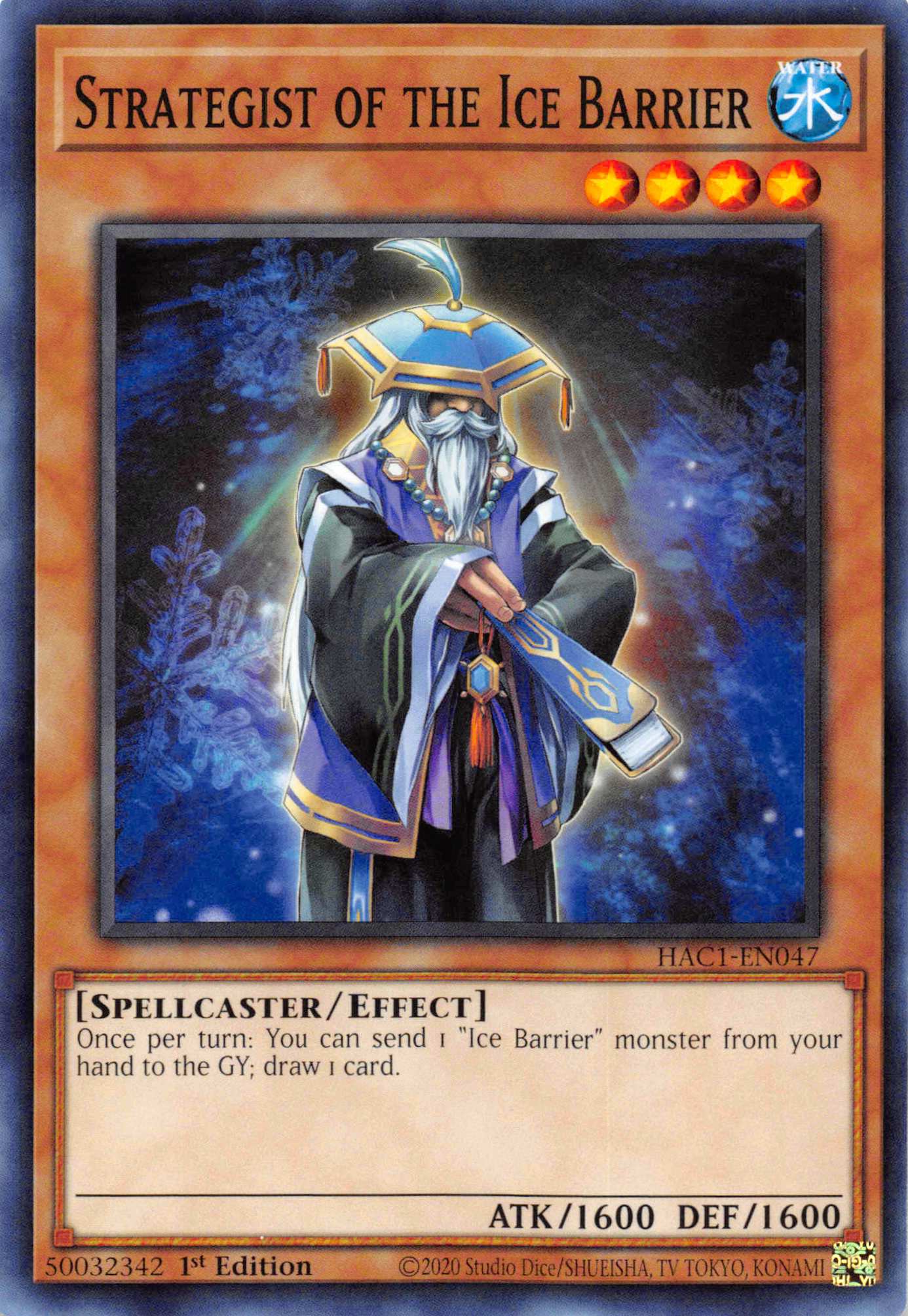 Strategist of the Ice Barrier (Duel Terminal) [HAC1-EN047] Parallel Rare | Tables and Towers