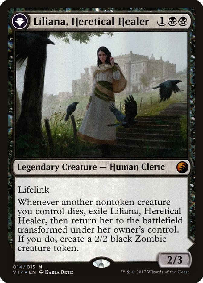 Liliana, Heretical Healer // Liliana, Defiant Necromancer [From the Vault: Transform] | Tables and Towers