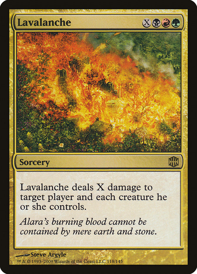 Lavalanche [Alara Reborn] | Tables and Towers