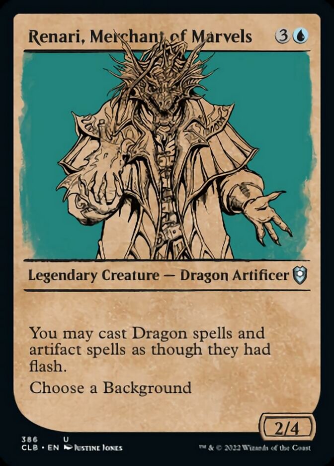 Renari, Merchant of Marvels (Showcase) [Commander Legends: Battle for Baldur's Gate] | Tables and Towers