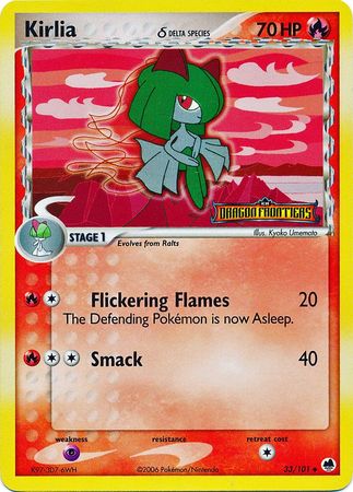 Kirlia (33/101) (Delta Species) (Stamped) [EX: Dragon Frontiers] | Tables and Towers