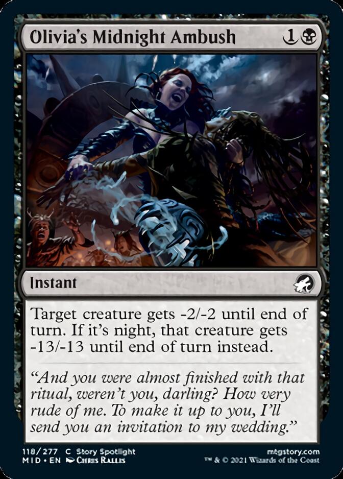 Olivia's Midnight Ambush [Innistrad: Midnight Hunt] | Tables and Towers