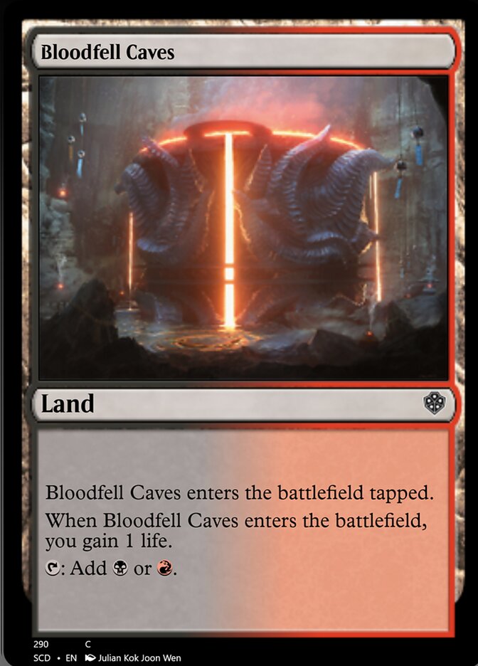 Bloodfell Caves [Starter Commander Decks] | Tables and Towers