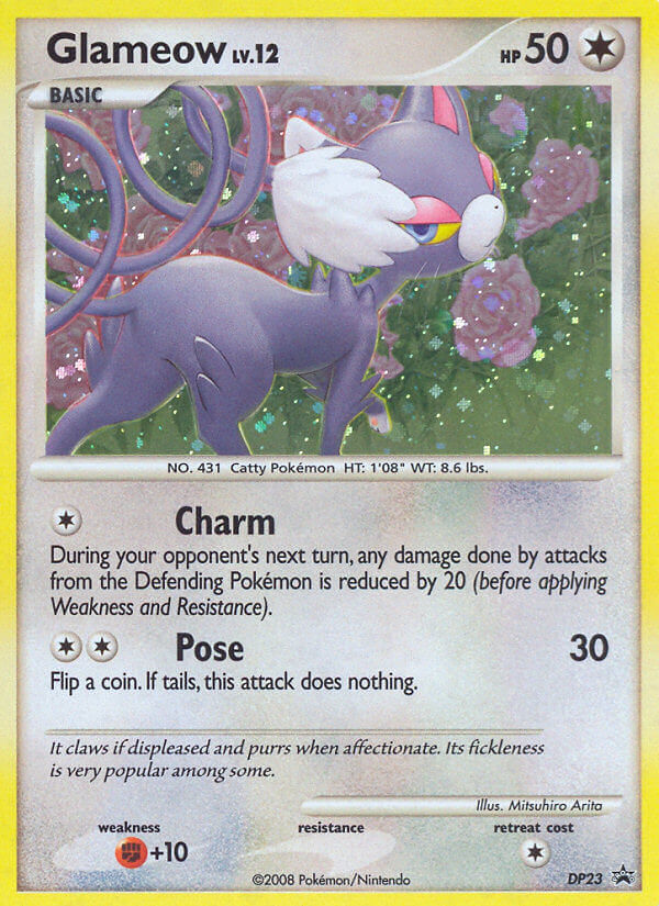 Glameow (DP23) [Diamond & Pearl: Black Star Promos] | Tables and Towers