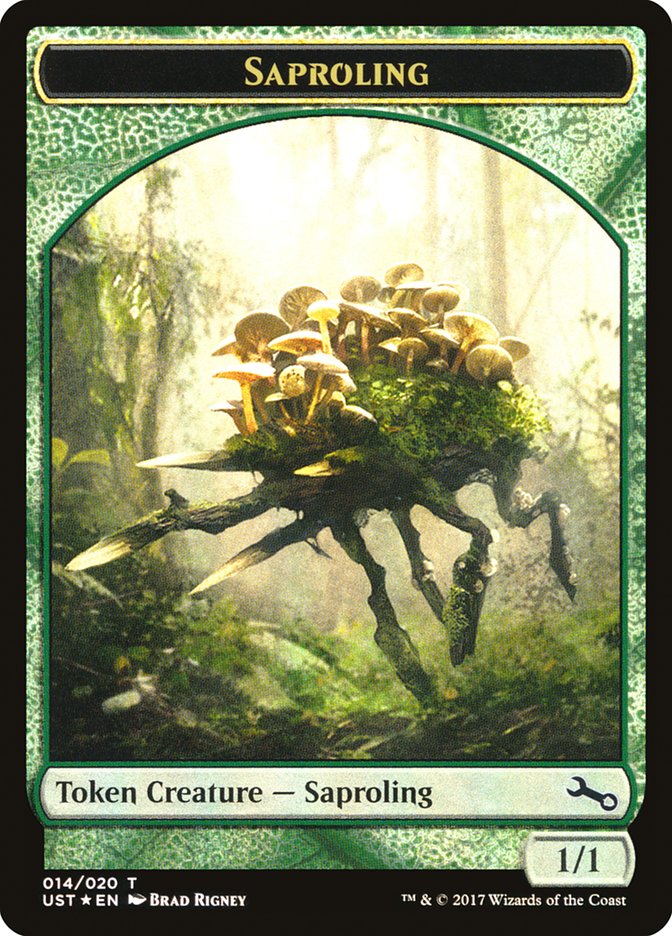 Saproling // Saproling Double-Sided Token [Unstable Tokens] | Tables and Towers