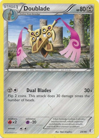 Doublade (23/30) [XY: Trainer Kit 1 - Bisharp] | Tables and Towers