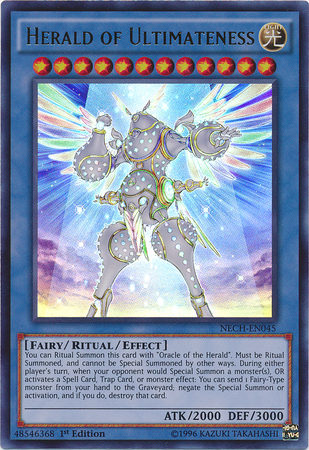 Herald of Ultimateness [NECH-EN045] Ultra Rare | Tables and Towers