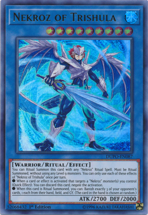 Nekroz of Trishula [DUPO-EN087] Ultra Rare | Tables and Towers