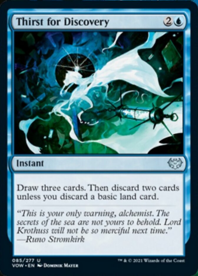 Thirst for Discovery [Innistrad: Crimson Vow] | Tables and Towers
