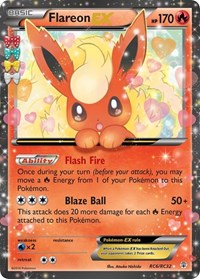 Flareon EX (RC6/RC32) [Generations: Radiant Collection] | Tables and Towers