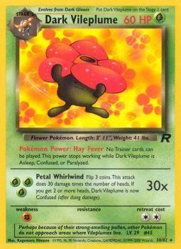 Dark Vileplume (30/82) [Team Rocket Unlimited] | Tables and Towers