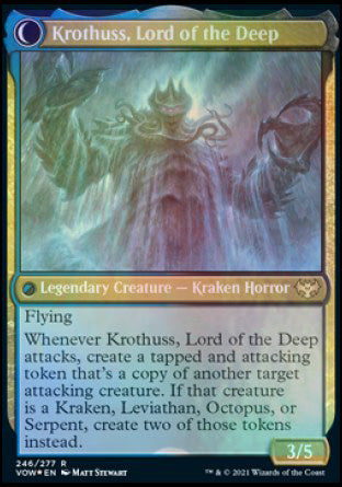 Runo Stromkirk // Krothuss, Lord of the Deep [Innistrad: Crimson Vow Prerelease Promos] | Tables and Towers