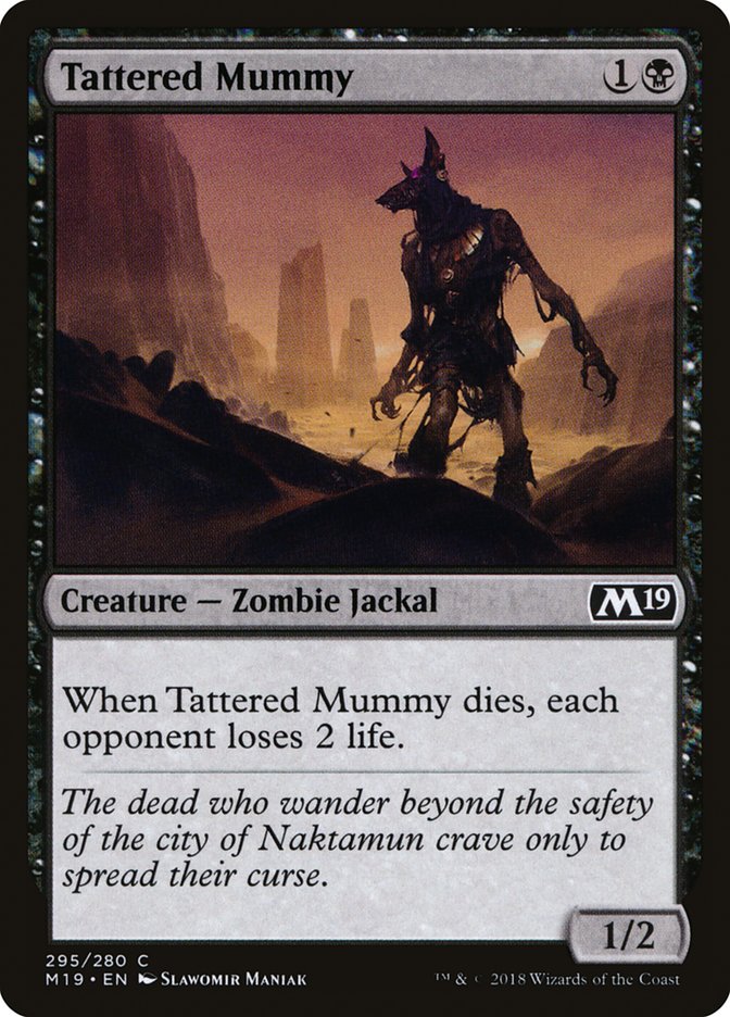 Tattered Mummy [Core Set 2019] | Tables and Towers