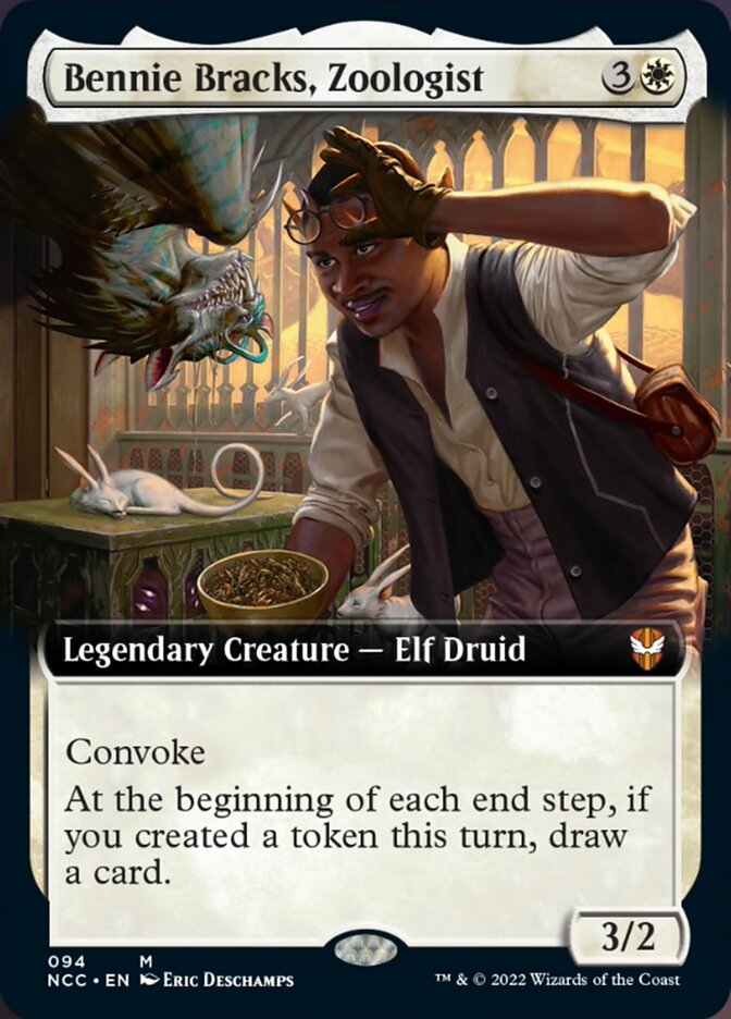 Bennie Bracks, Zoologist (Extended Art) [Streets of New Capenna Commander] | Tables and Towers