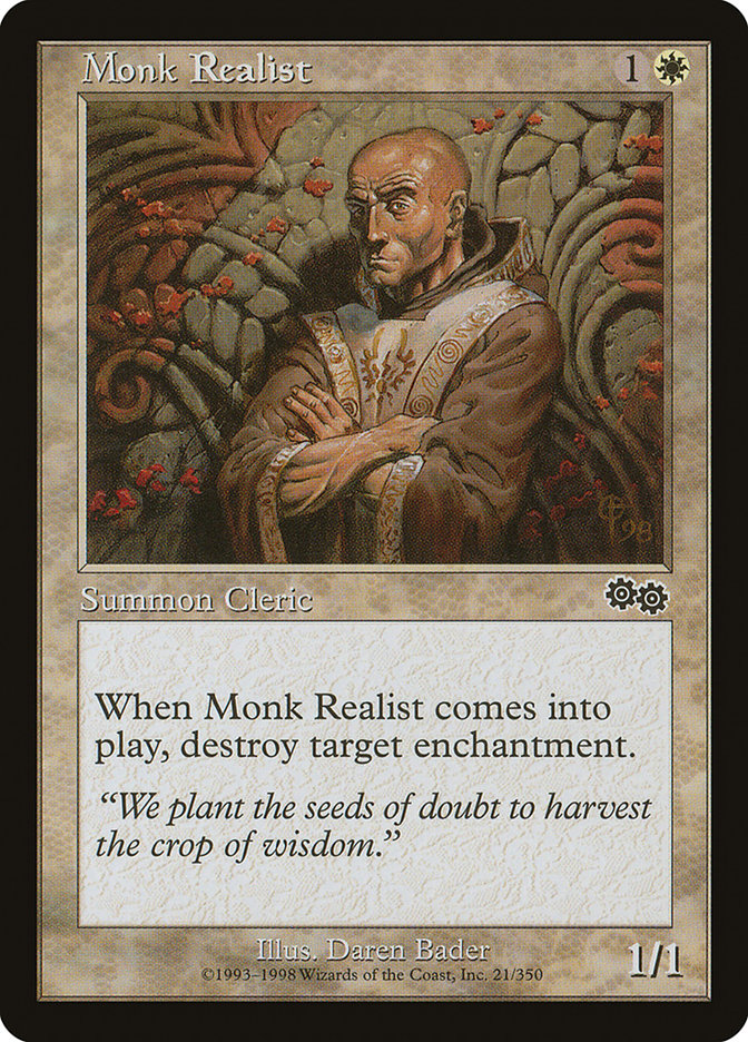 Monk Realist [Urza's Saga] | Tables and Towers