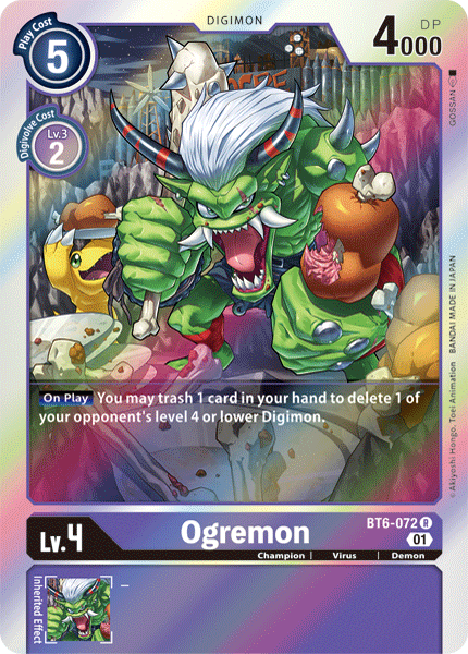 Ogremon [BT6-072] [Double Diamond] | Tables and Towers