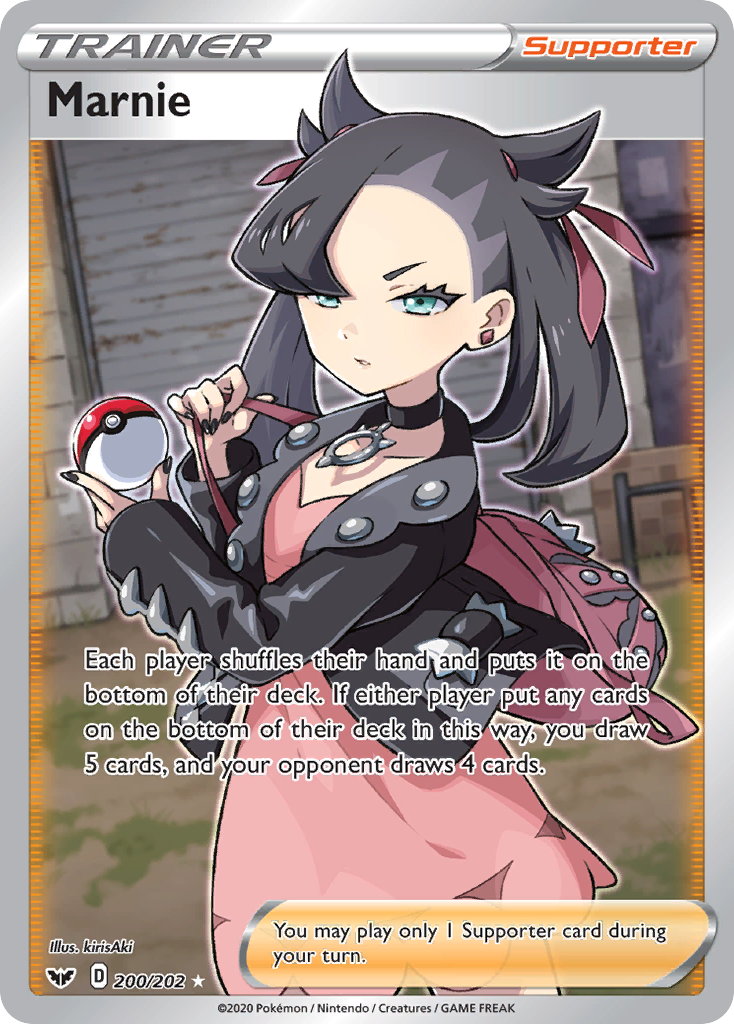 Marnie (200/202) [Sword & Shield: Base Set] | Tables and Towers