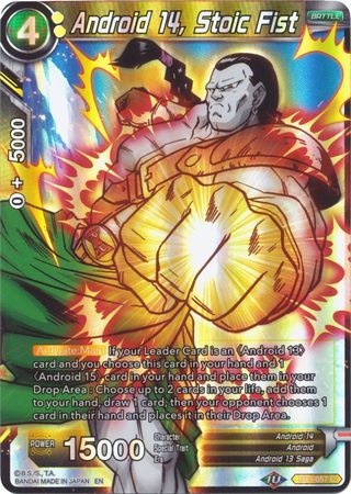 Android 14, Stoic Fist (Reprint) (BT9-057) [Battle Evolution Booster] | Tables and Towers