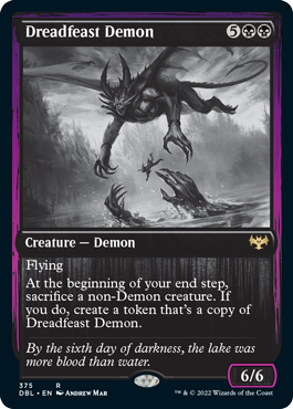 Dreadfeast Demon [Innistrad: Double Feature] | Tables and Towers