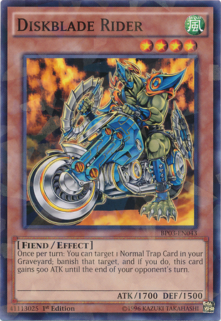 Diskblade Rider [BP03-EN043] Shatterfoil Rare | Tables and Towers