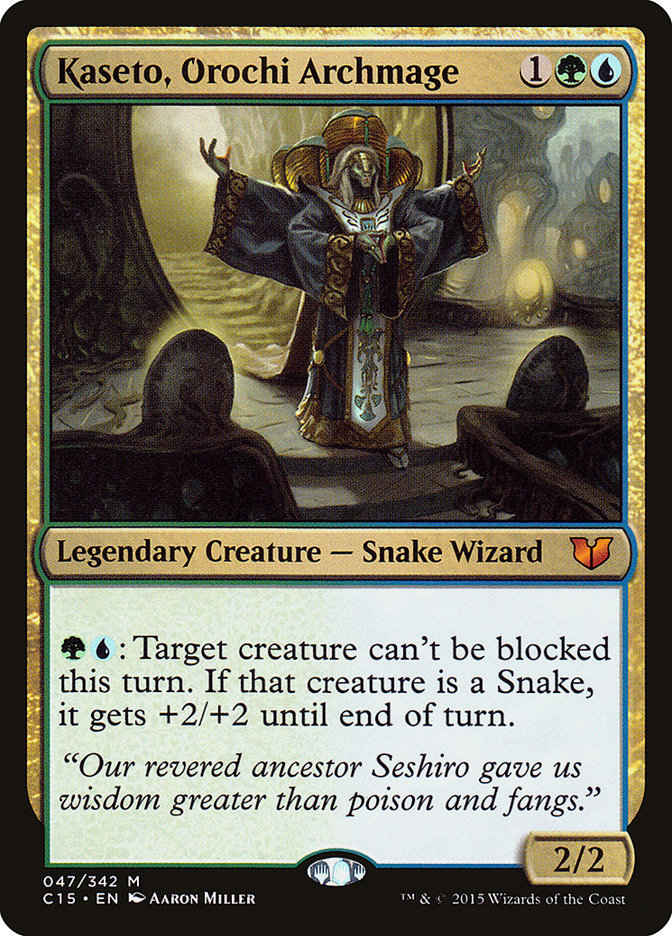 Kaseto, Orochi Archmage [Commander 2015] | Tables and Towers