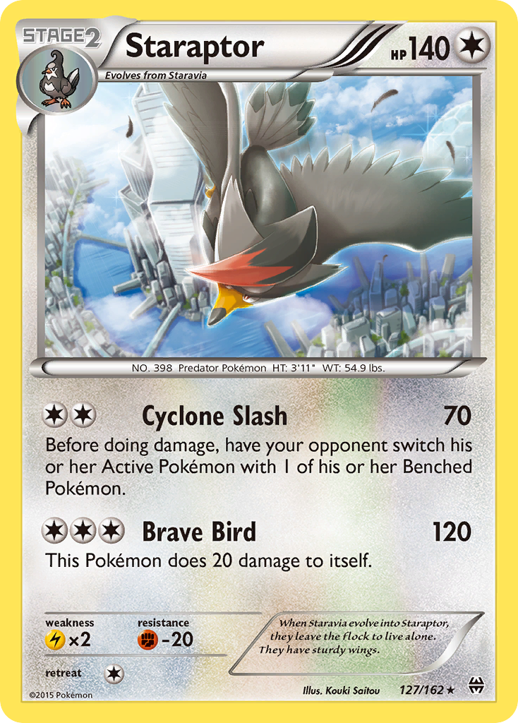 Staraptor (127/162) [XY: BREAKthrough] | Tables and Towers