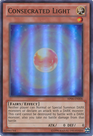 Consecrated Light [AP04-EN006] Super Rare | Tables and Towers