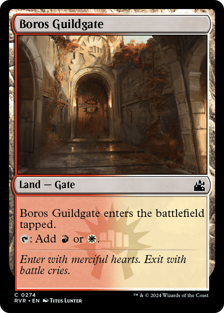 Boros Guildgate [Ravnica Remastered] | Tables and Towers