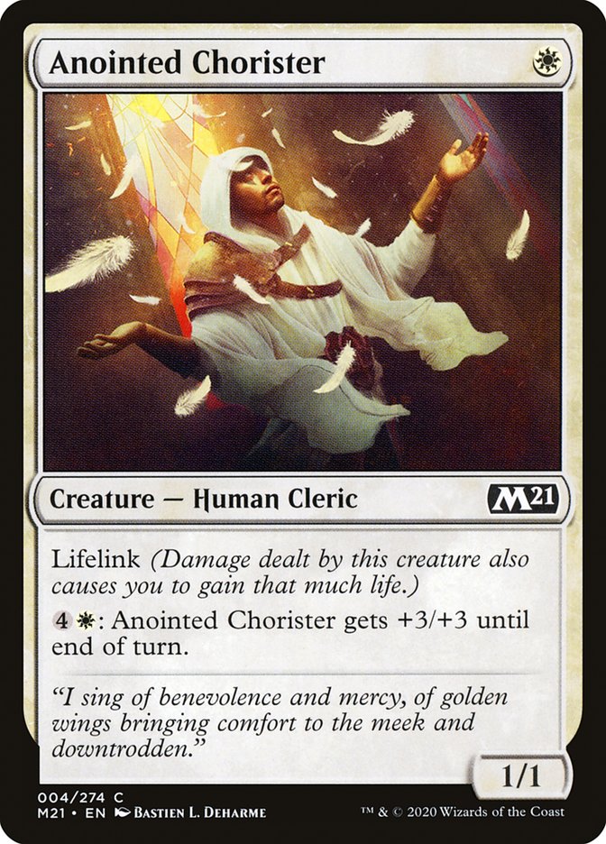 Anointed Chorister [Core Set 2021] | Tables and Towers