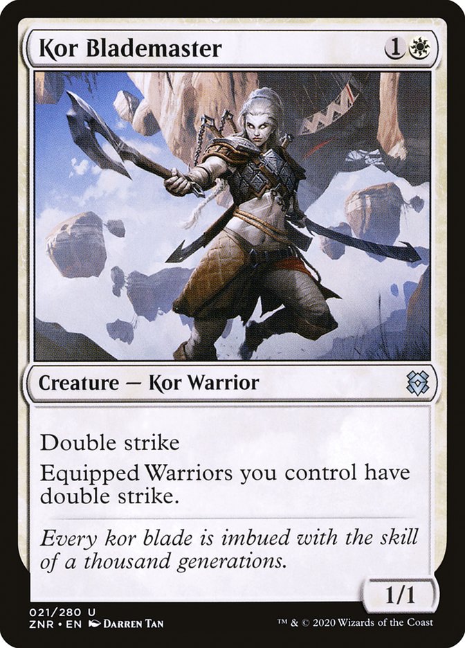 Kor Blademaster [Zendikar Rising] | Tables and Towers