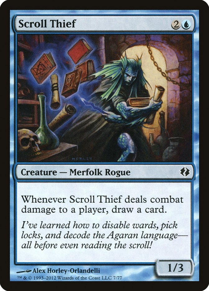 Scroll Thief [Duel Decks: Venser vs. Koth] | Tables and Towers