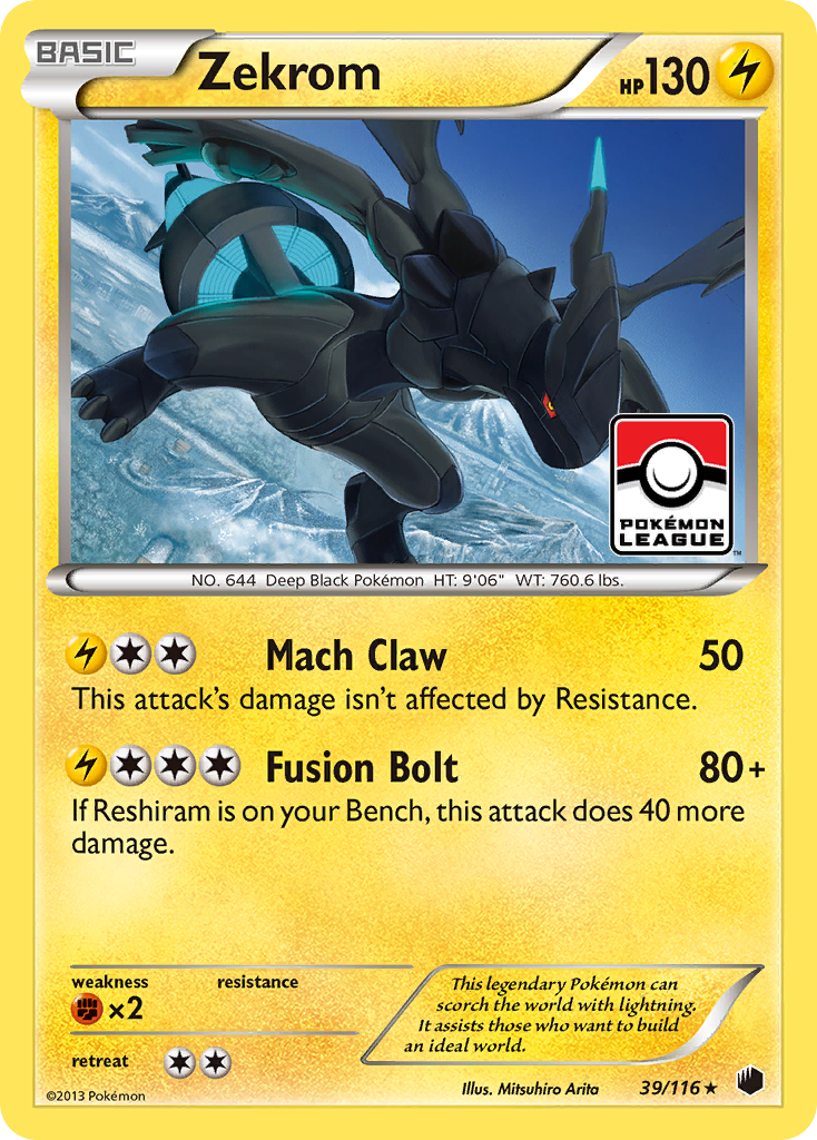 Zekrom (39/116) [Black & White: Plasma Freeze] | Tables and Towers