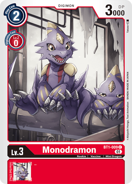 Monodramon [BT1-009] (Alternative Art) [Starter Deck: Gallantmon] | Tables and Towers